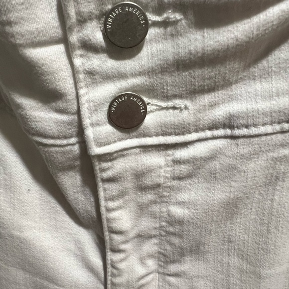 New washed once Vintage America White jeans. - Picture 5 of 7